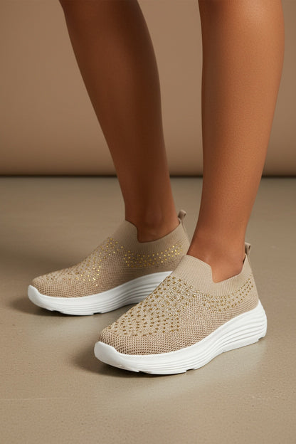 CL513 basket en toile légère avec strass