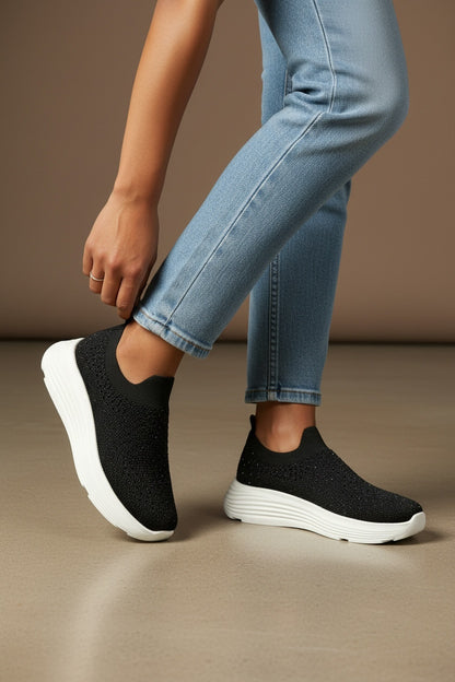 CL513 basket en toile légère avec strass