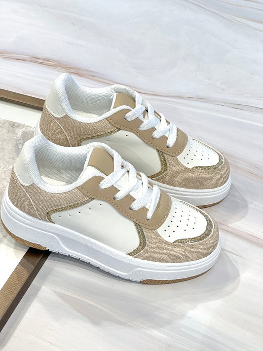 KID668 Baskets à lacets enfant