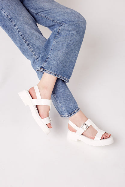 OR646 Sandales à bride avec plateforme