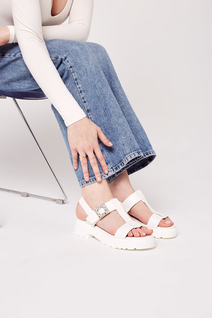 OR646 Sandales à bride avec plateforme