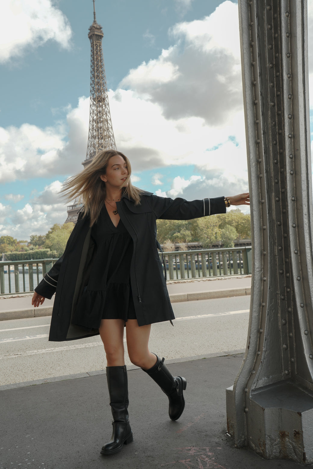 DF031 Bottes talons motardes