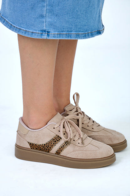 DF240  baskets casual  motif imprimé animalier