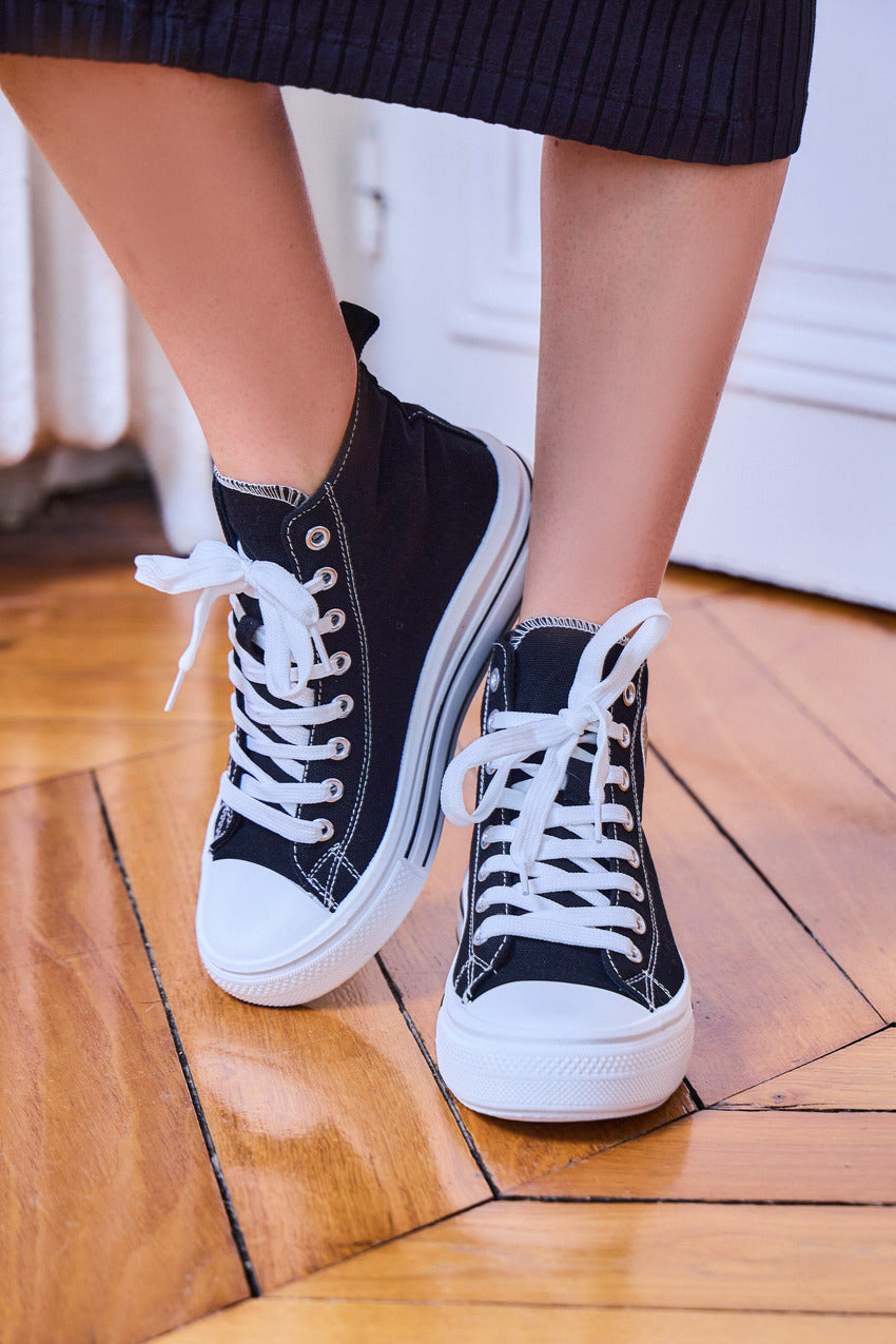 SP523 Baskets en tissus petit coeur